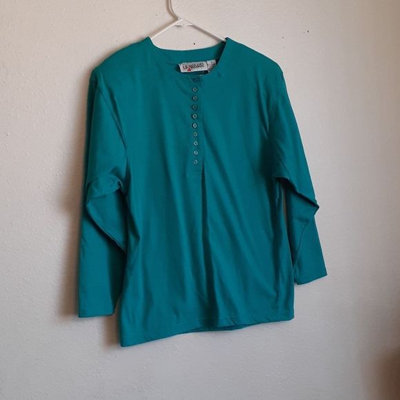 new UPWARD M tees 3/4 sleeves green - Picture 1 of 9